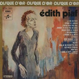 Le Disque D'Or D'Edith Piaf